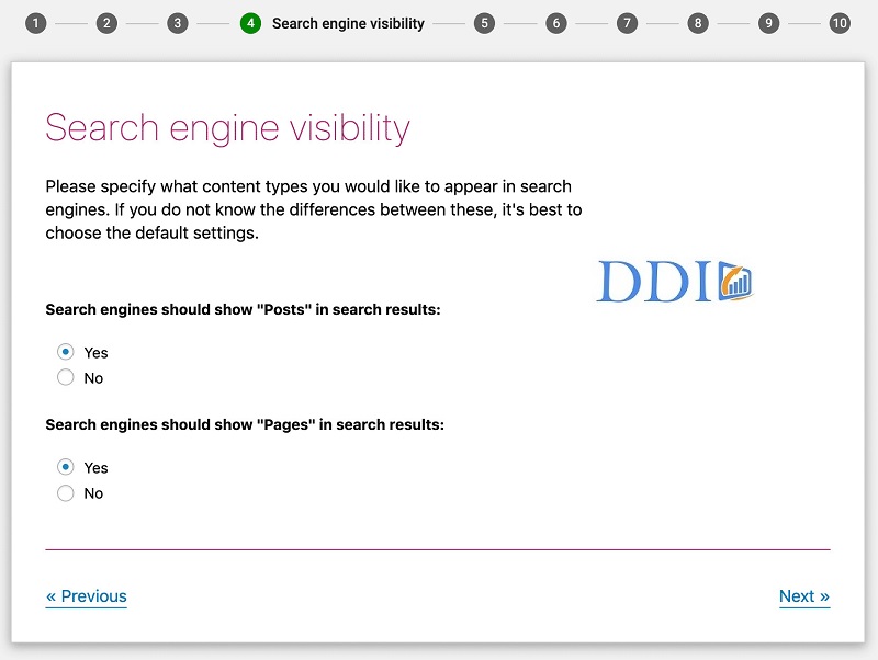 Search Engine Visibility (Khả năng hiển thị của công cụ tìm kiếm)
