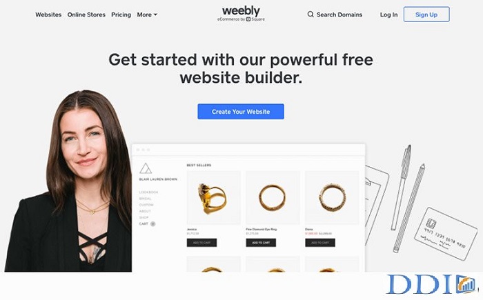 Tạo Landing page bằng Weebly