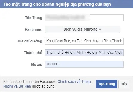 Điền tên Trang