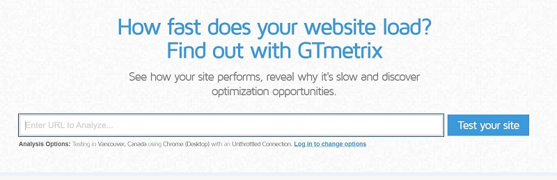 Phân tích website bằng GTMetrix