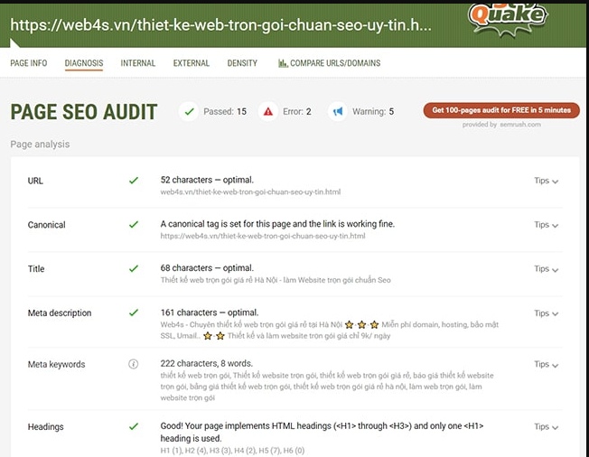 Dùng công cụ hỗ trợ SEO