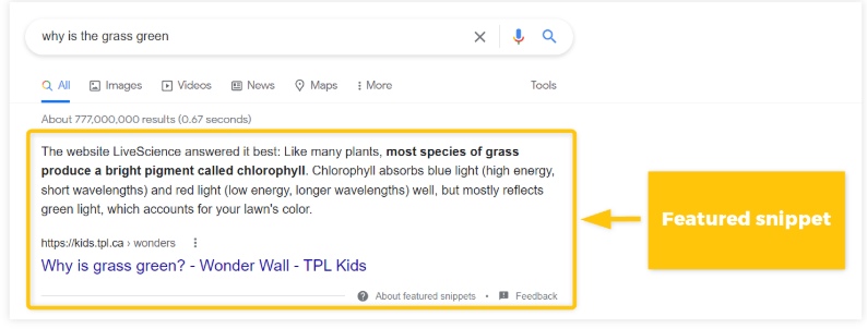 Featured Snippet là gì