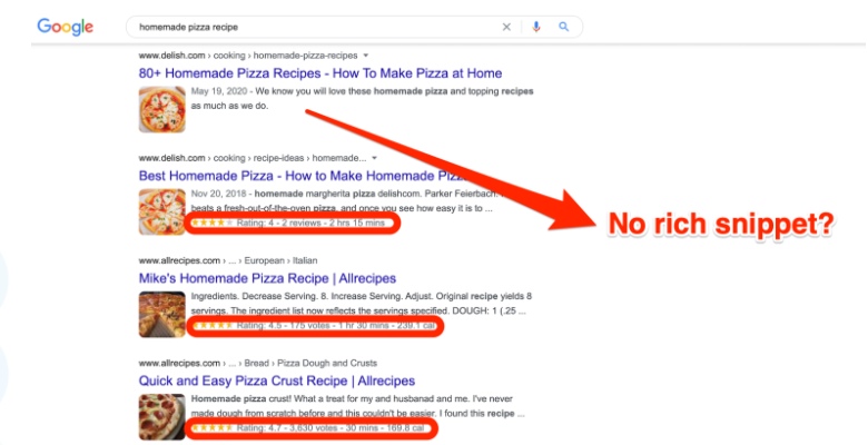 Sự khác nhau giữa Featured Snippet và Rich Snippet