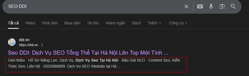 Meta mô tả