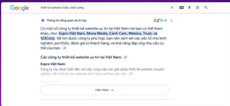 Ví dụ thực tế về AEO